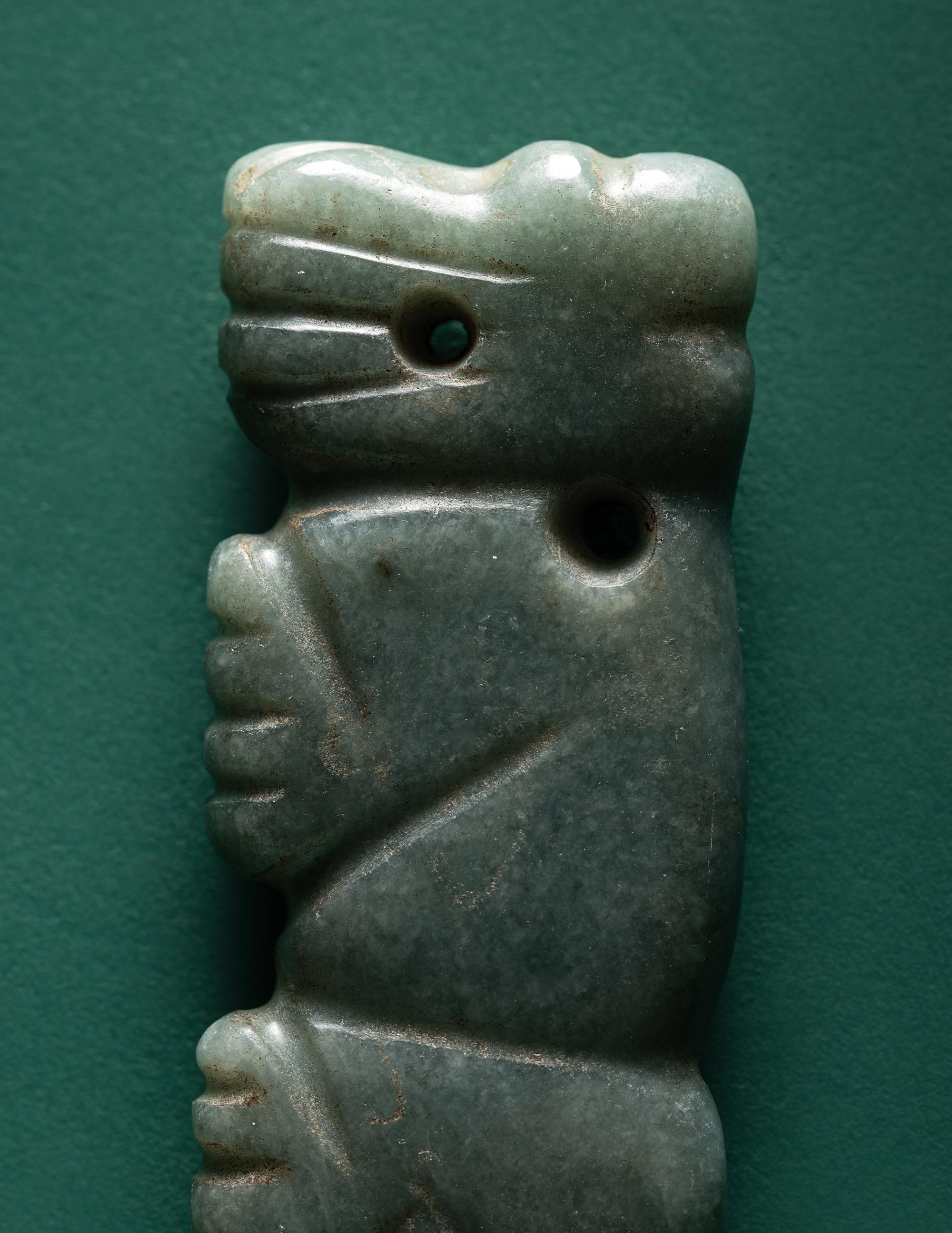 A Costa Rican Jade Zoomorphic Pendant