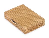 Gold and Sapphire Cigarette Case