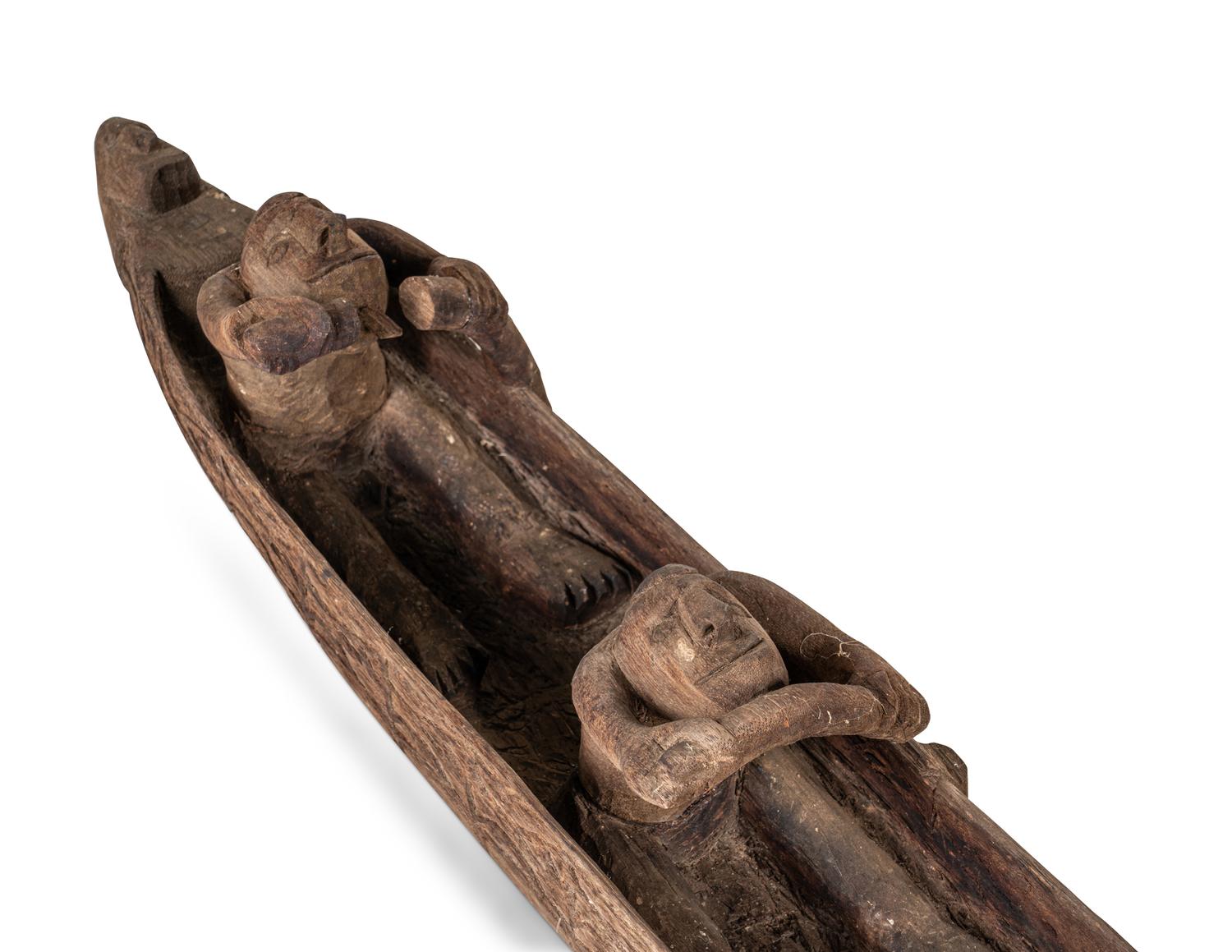 An Asmat Soul Boat