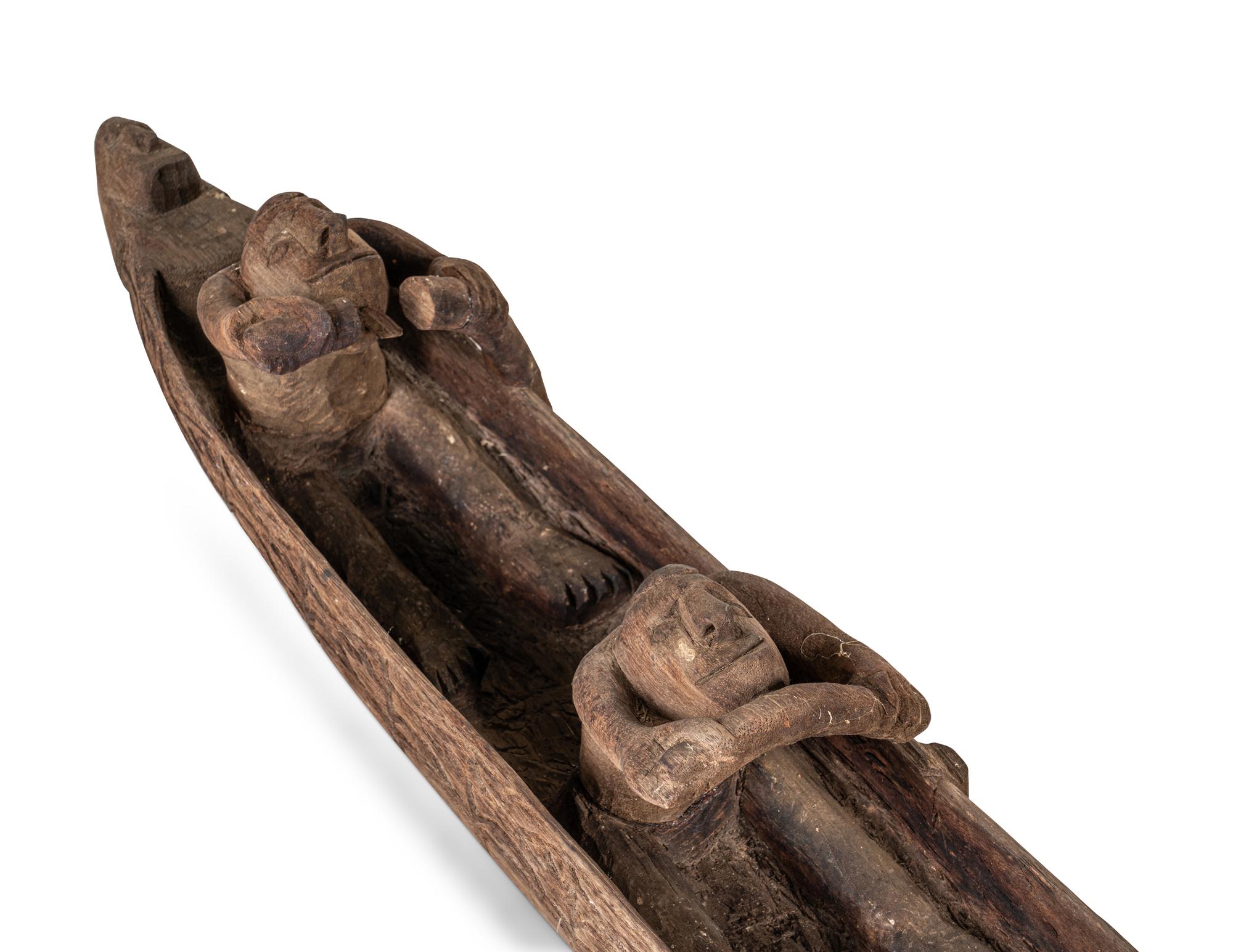 An Asmat Soul Boat