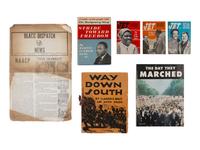 [CIVIL RIGHTS]. Stride Toward Freedom, The Day They Marched , Jet, and other 20th-century ephemera.