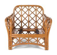 Pair of Lounge Chairs, c. 1970 Ficks Reed, USA