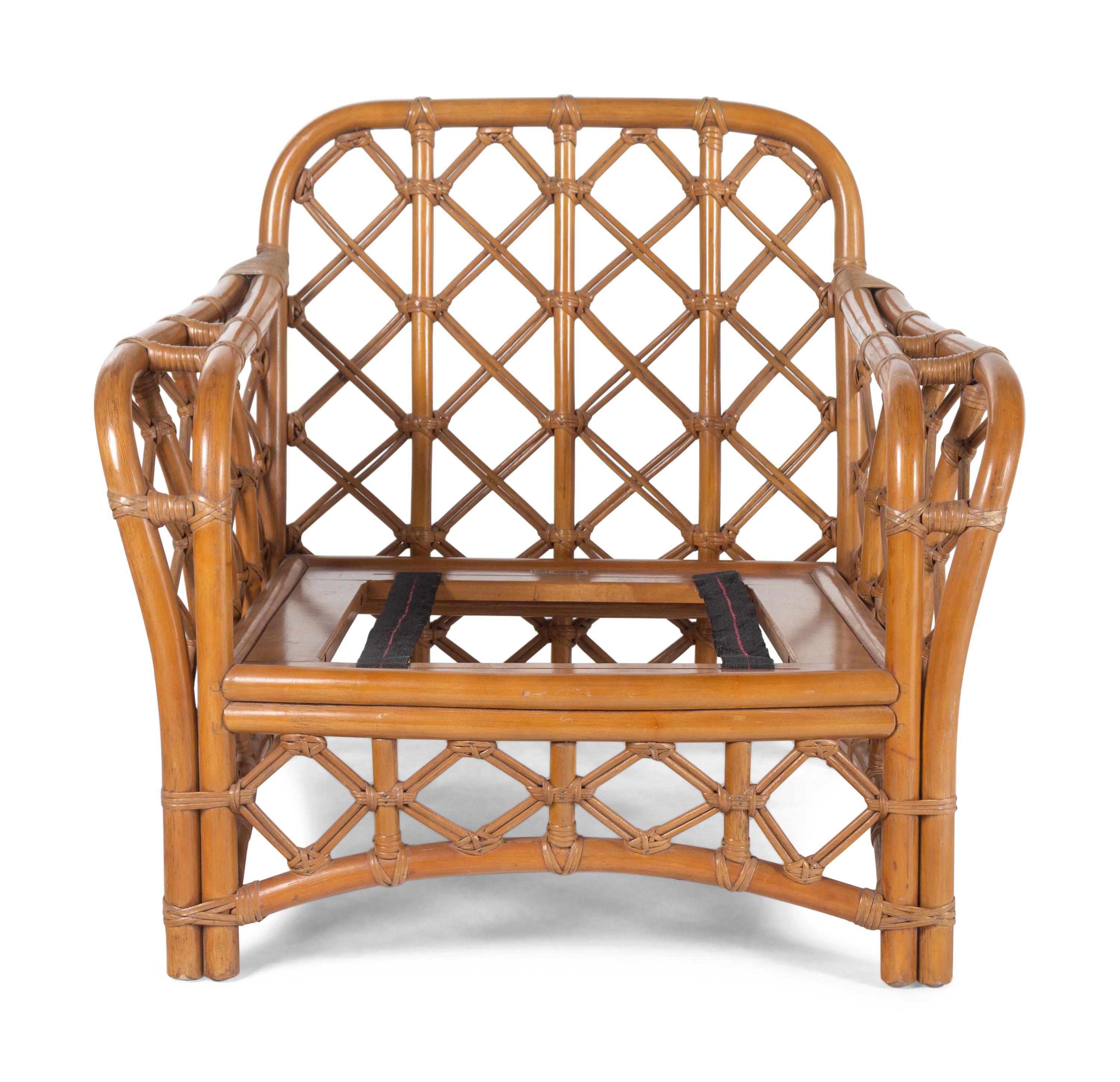 Pair of Lounge Chairs, c. 1970 Ficks Reed, USA