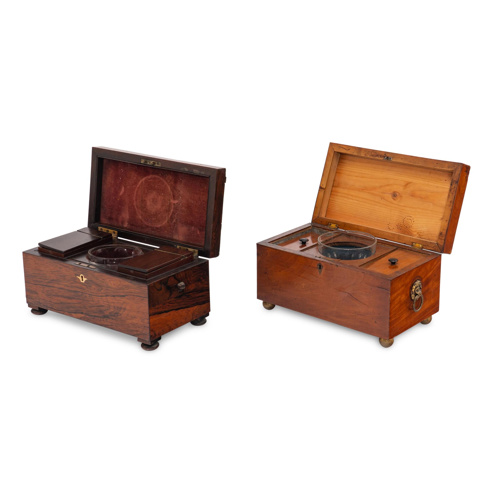 Two English Tea Caddies