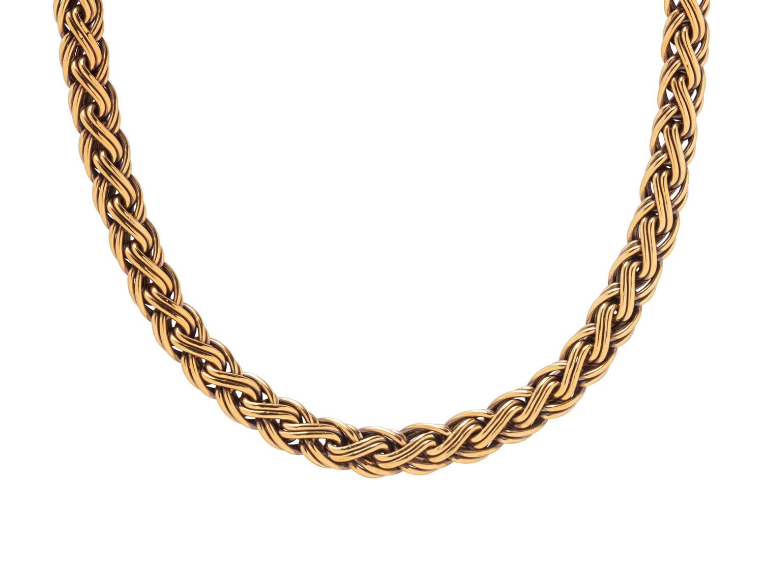 YELLOW GOLD NECKLACE