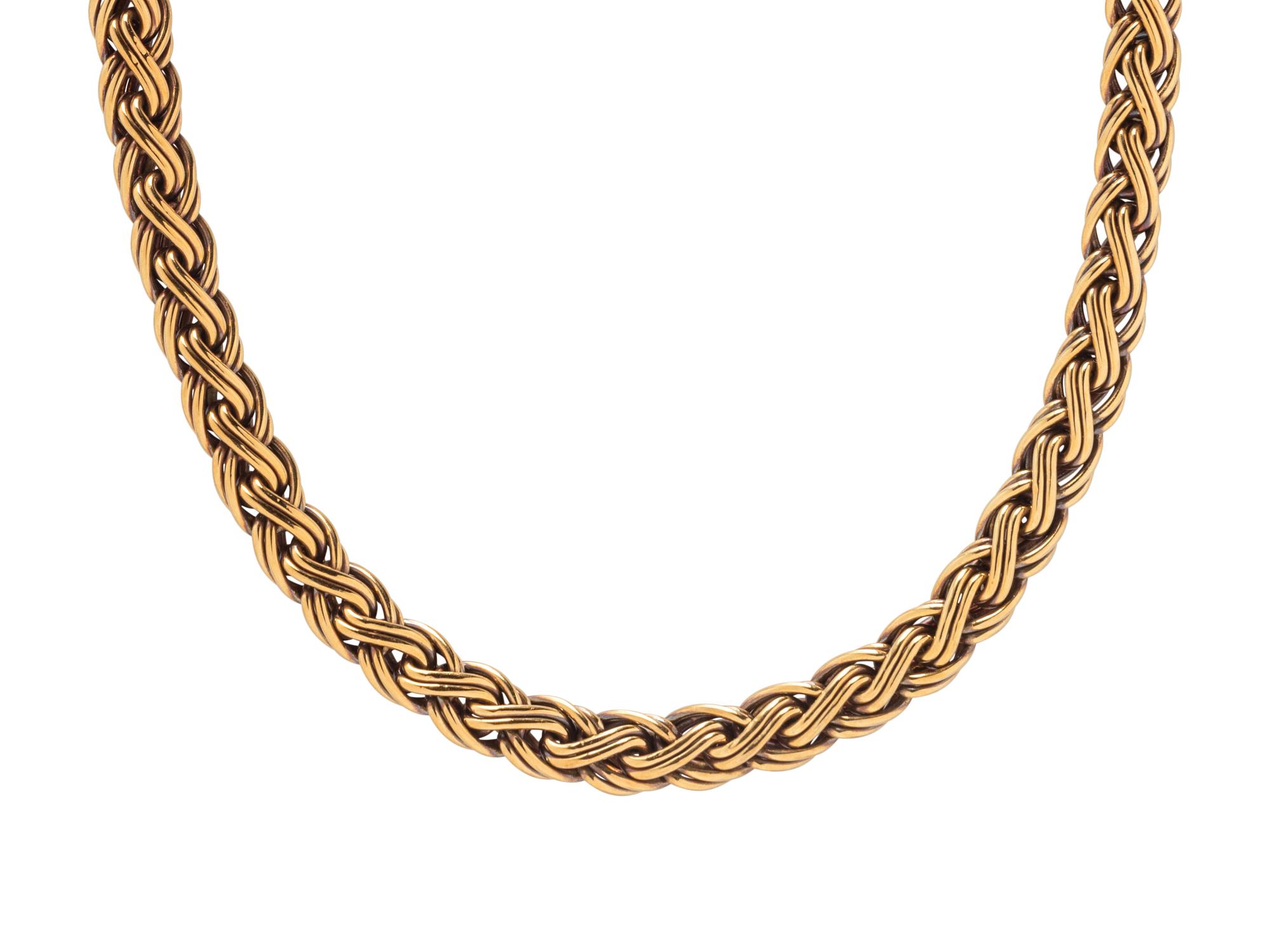 YELLOW GOLD NECKLACE
