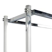 A Contemporary Chrome and Acrylic Étagère