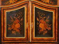 A Louis XV Style Gilt Bronze Mounted Marquetry Bonheur du Jour
