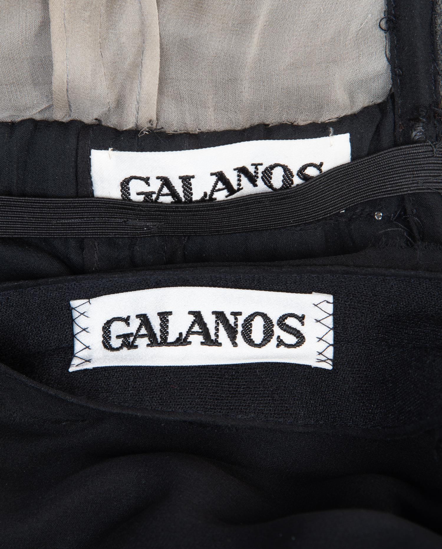 Two Galanos Dresses, 1980-90s