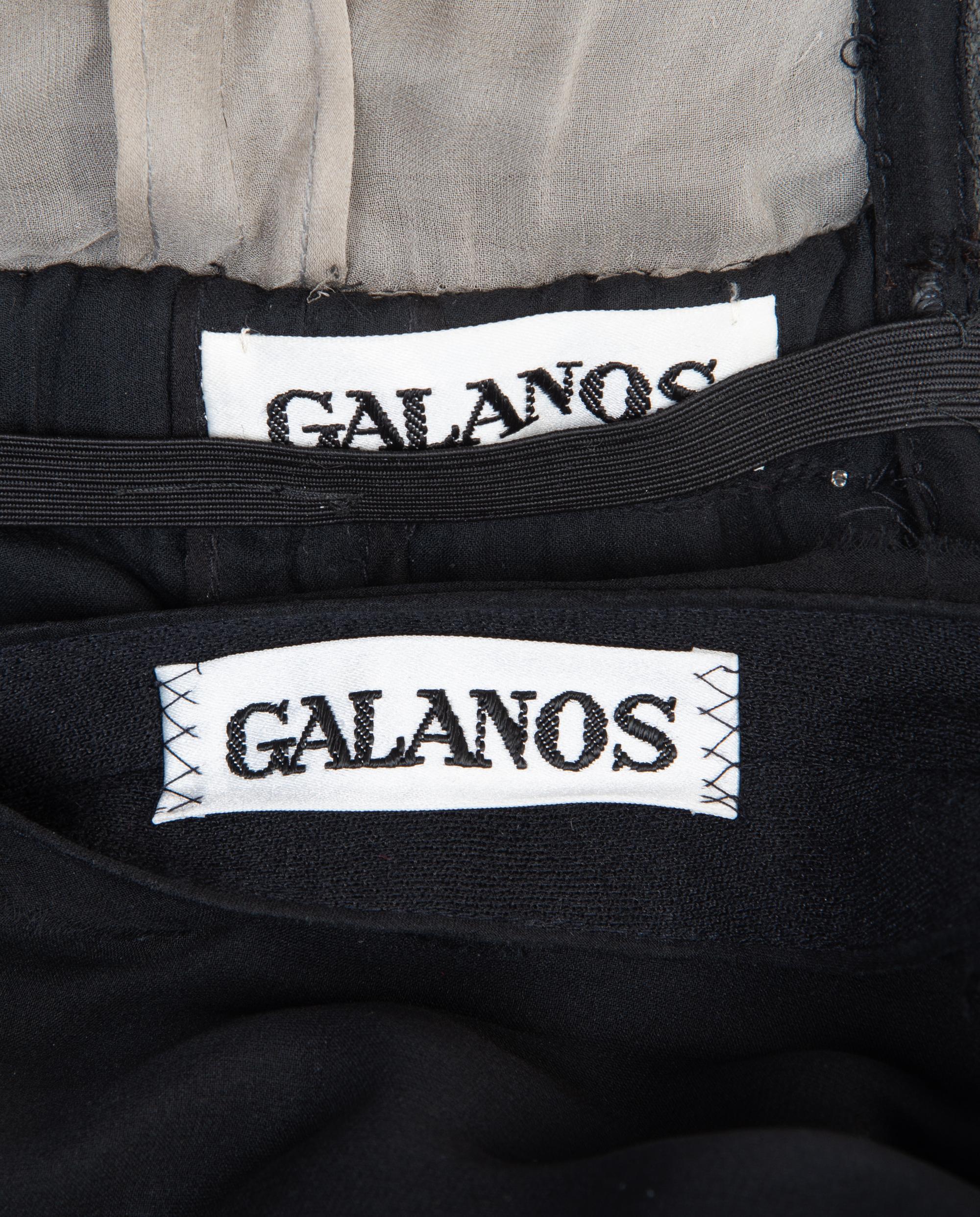 Two Galanos Dresses, 1980-90s