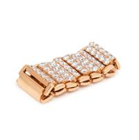 ROSE GOLD AND DIAMOND FLEXIBLE RING