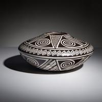 Helen Naha (Hopi-Tewa, 1922-1993) — Pottery Bowl, Awatovi Star Design