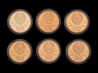 [SOVIET UNION] A 1980 Summer Olympic Games 100 Ruble Gold 1/2 Oz. 6-Coin Proof Set