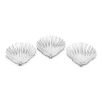 A Set of Three George III Silver Scallop-Form Dishes