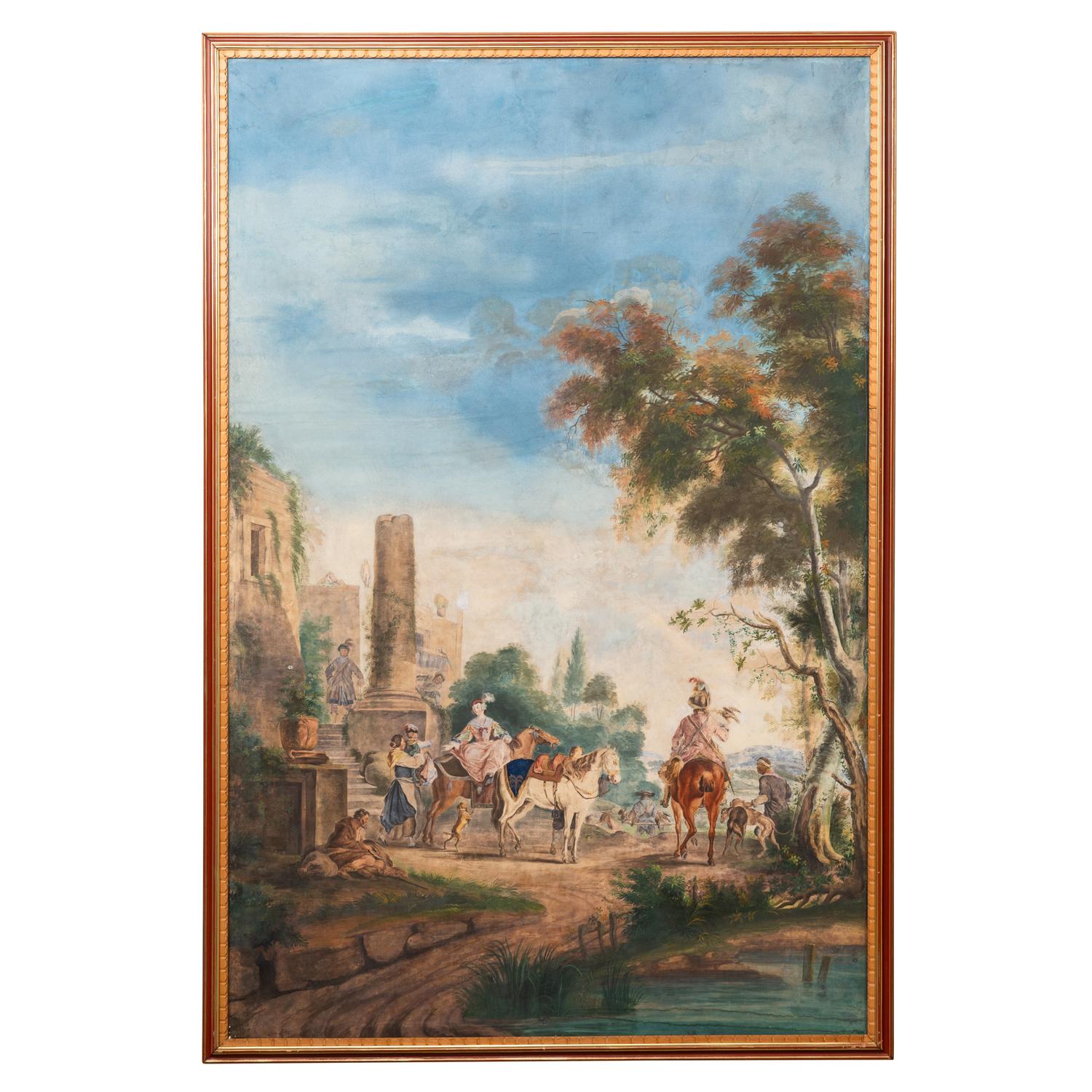 Two French Allegorical Panels