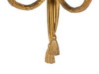 A Pair of Louis XVI Style Gilt Bronze Two-Light Sconces