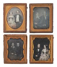 [EARLY PHOTOGRAPHY]. 27 quarter plate daguerreotypes of couples.