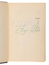 URIS, Leon (1924-2003). Exodus . Garden City: Doubleday, 1958.
