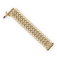 Tiffany & Co., Donald Claflin, Diamond, Yellow Gold, and Platinum Sword Bracelet