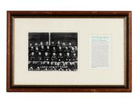 A Group of Six Early Twentieth Century Football Photographs Formerly Displayed at Mike Ditka's Restaurant