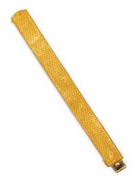 A 14 Karat Yellow Gold Bracelet,