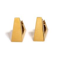 TIFFANY & CO., YELLOW GOLD EARCLIPS