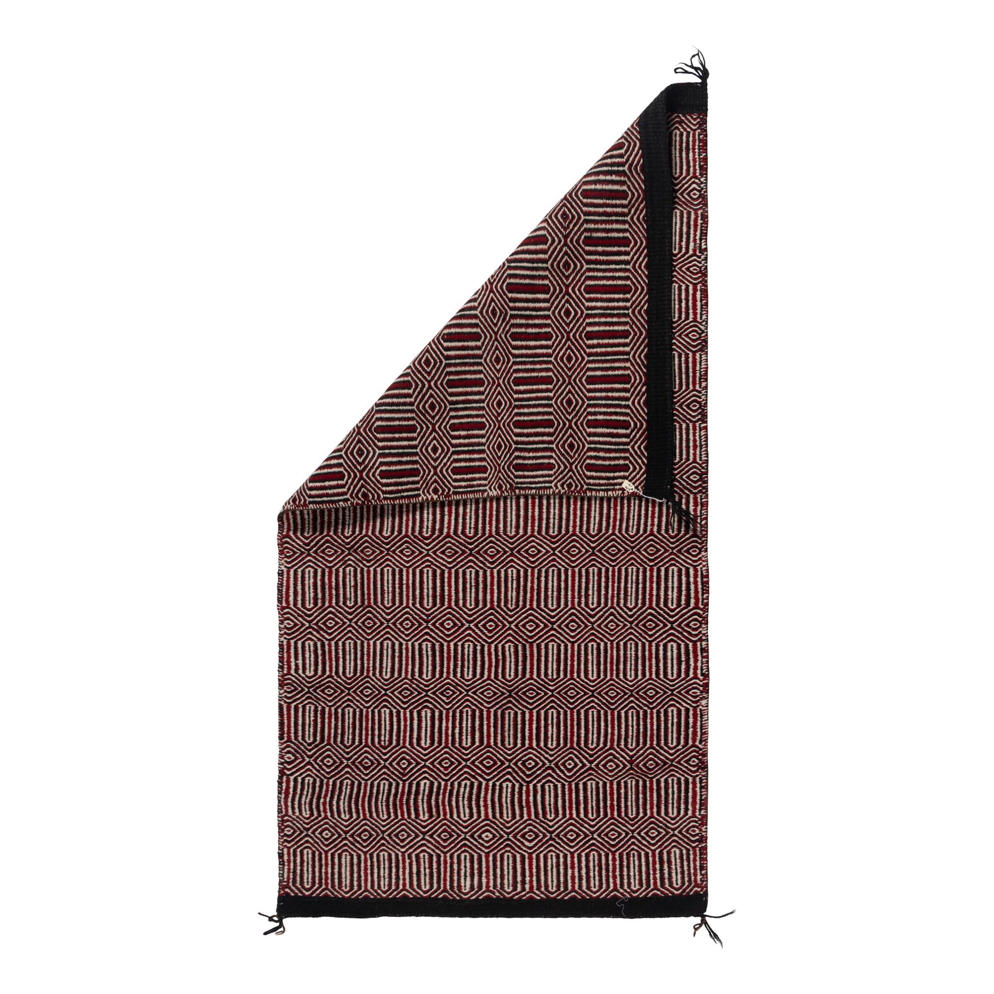 Navajo Twill Weave Double Saddle Blanket [Rug]