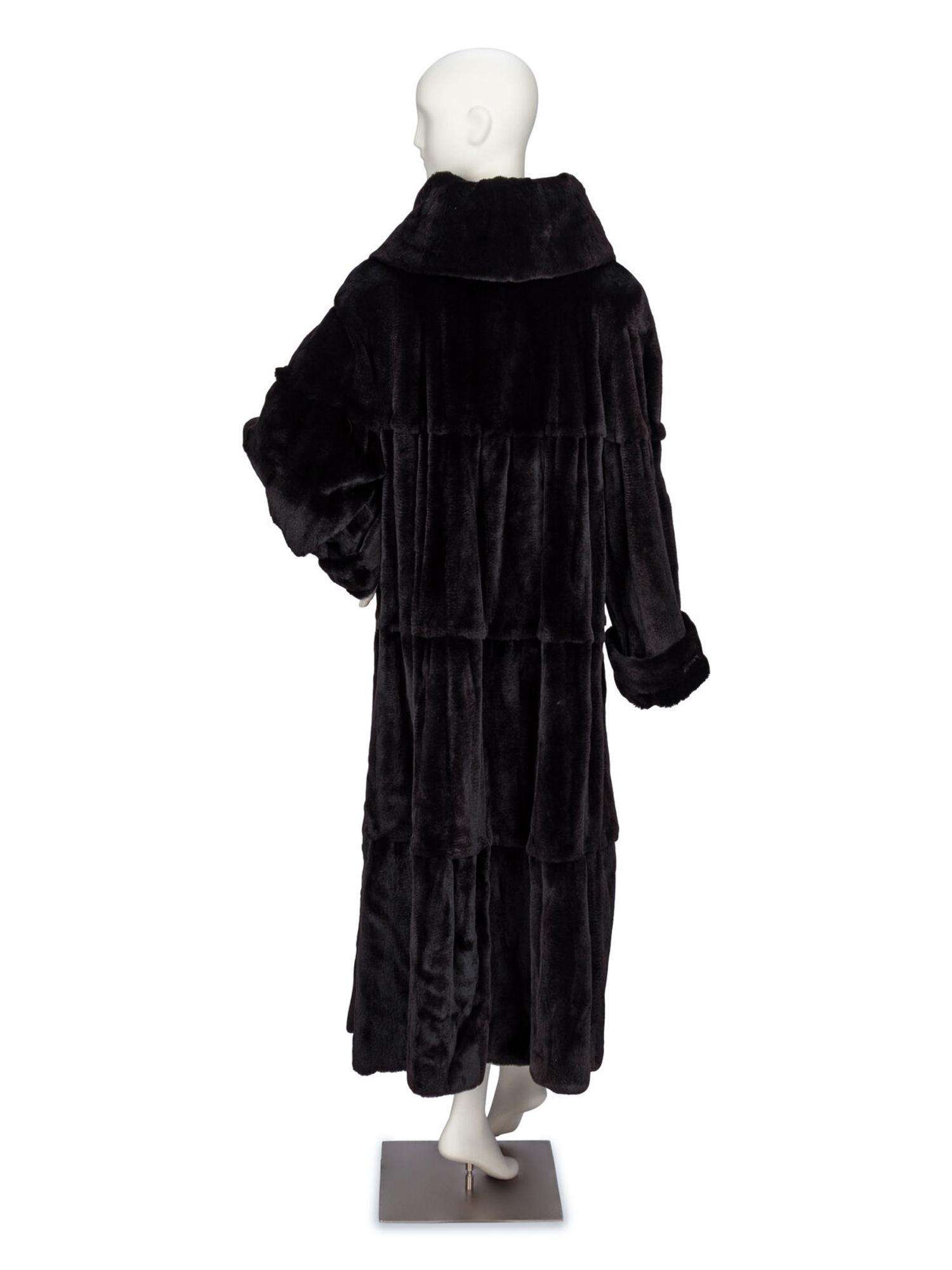 A Sheared Mink Fur Coat