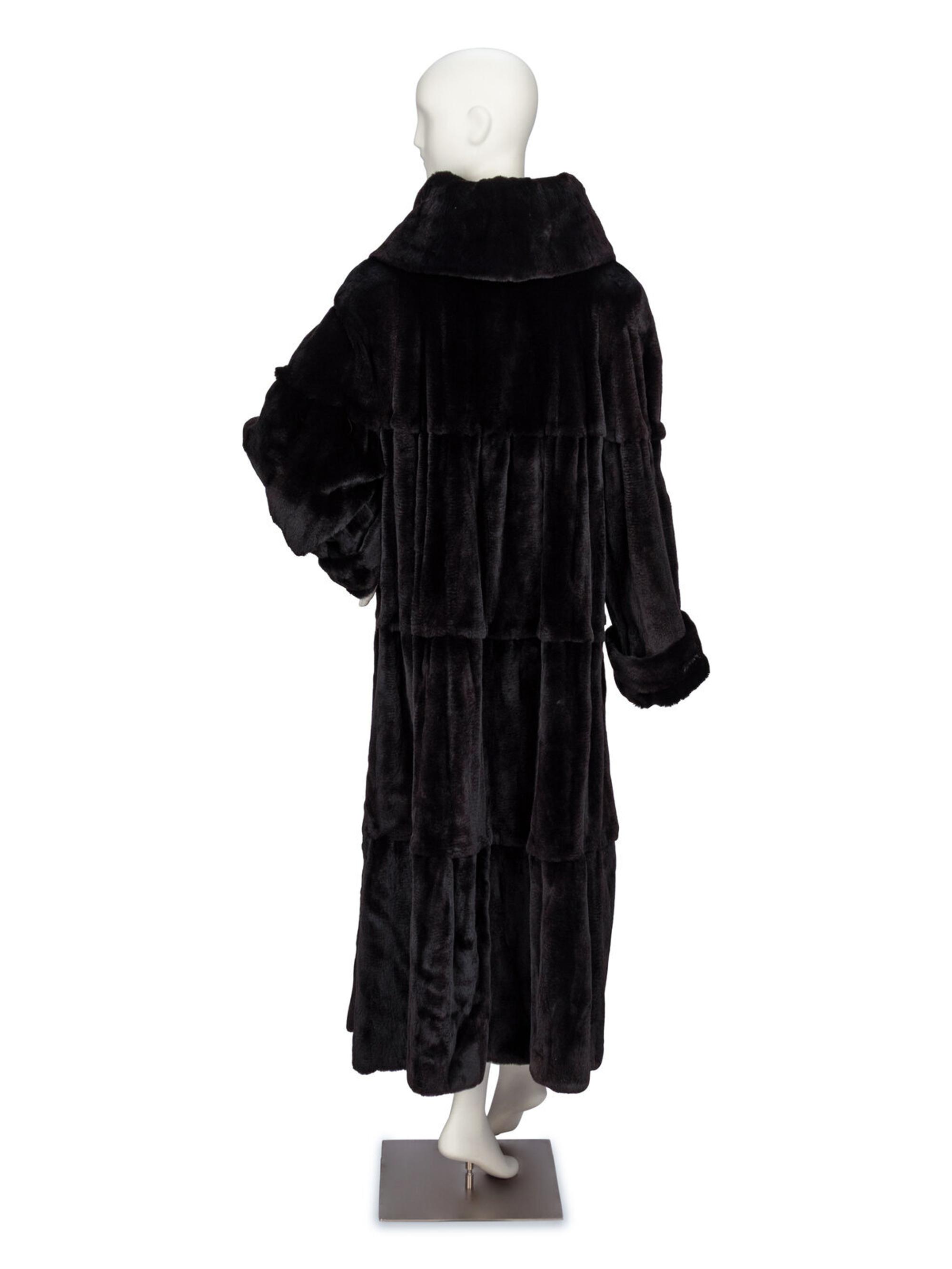 A Sheared Mink Fur Coat