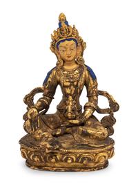 A Nepalese Gilt-Bronze Figure of a Bodhisattva