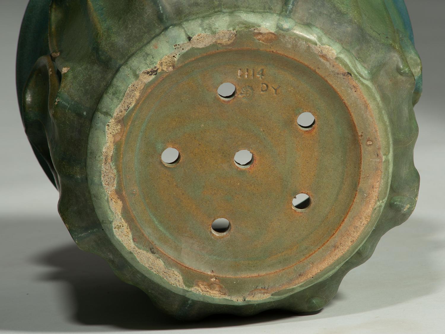 Pair of Matte Glazed Architectural Jardinières, 1905