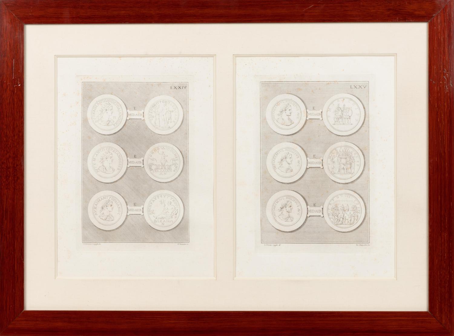 A Set of Eight Engravings