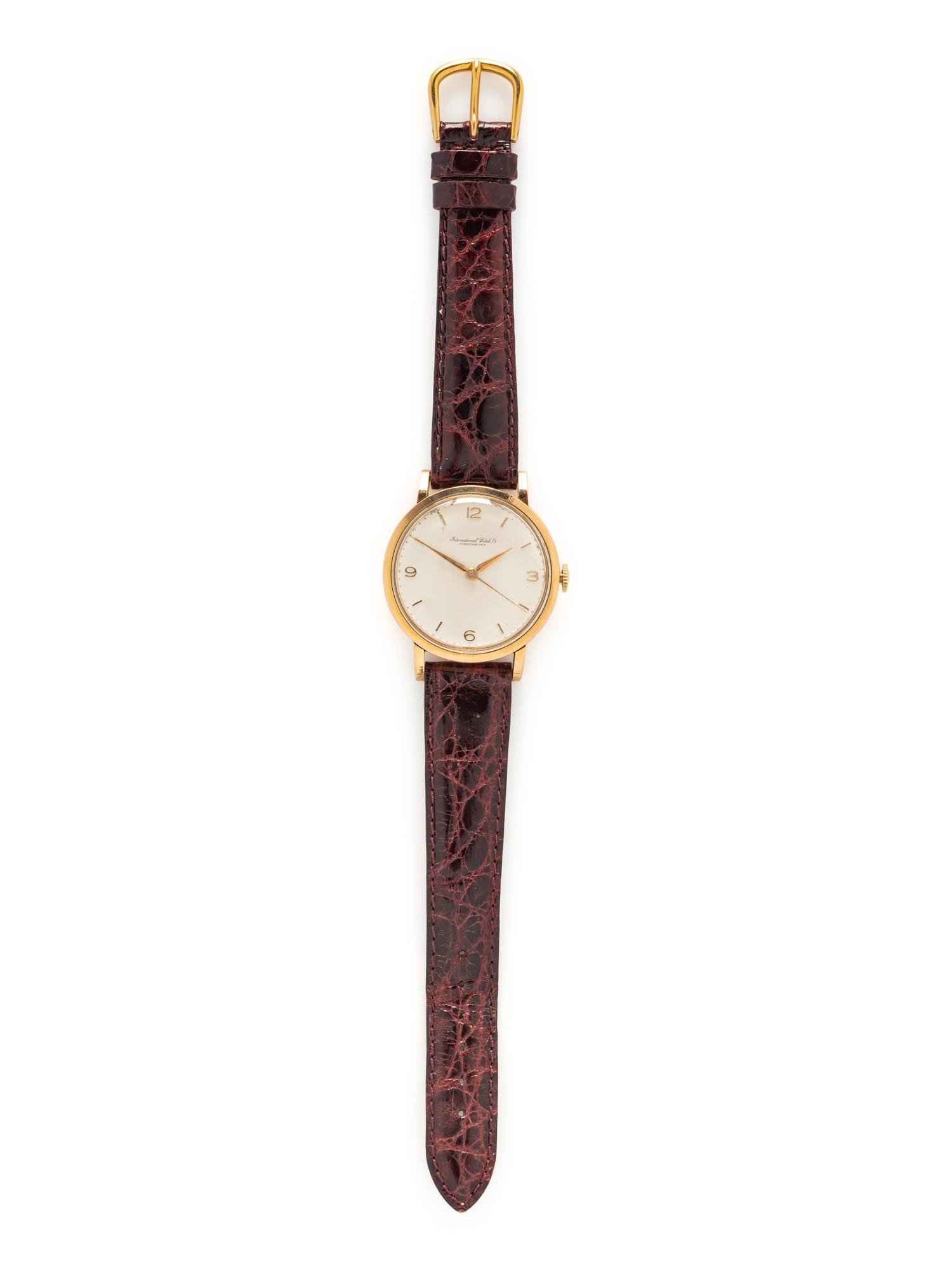 IWC, 18K YELLOW GOLD WATCH
