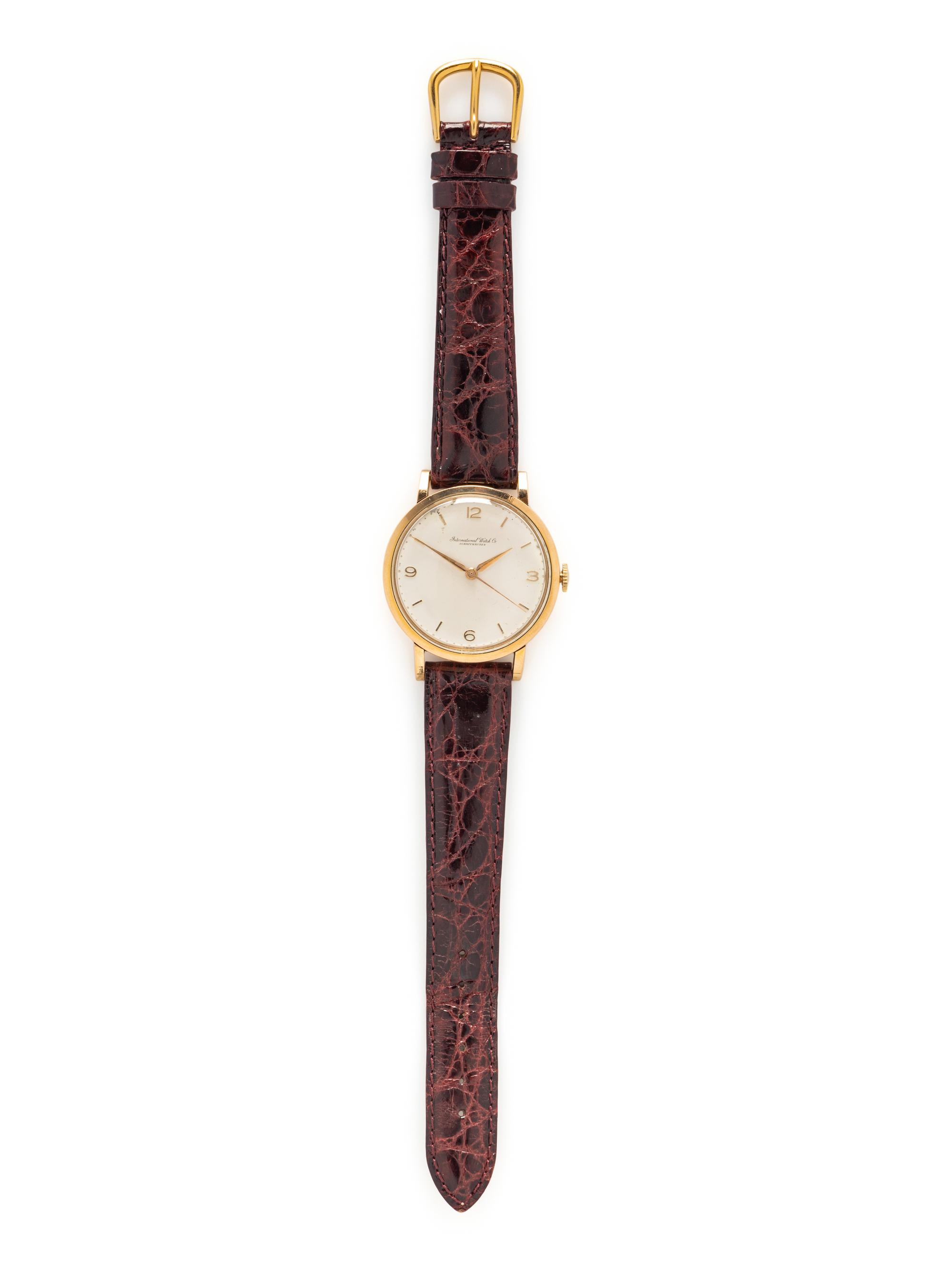 IWC, 18K YELLOW GOLD WATCH