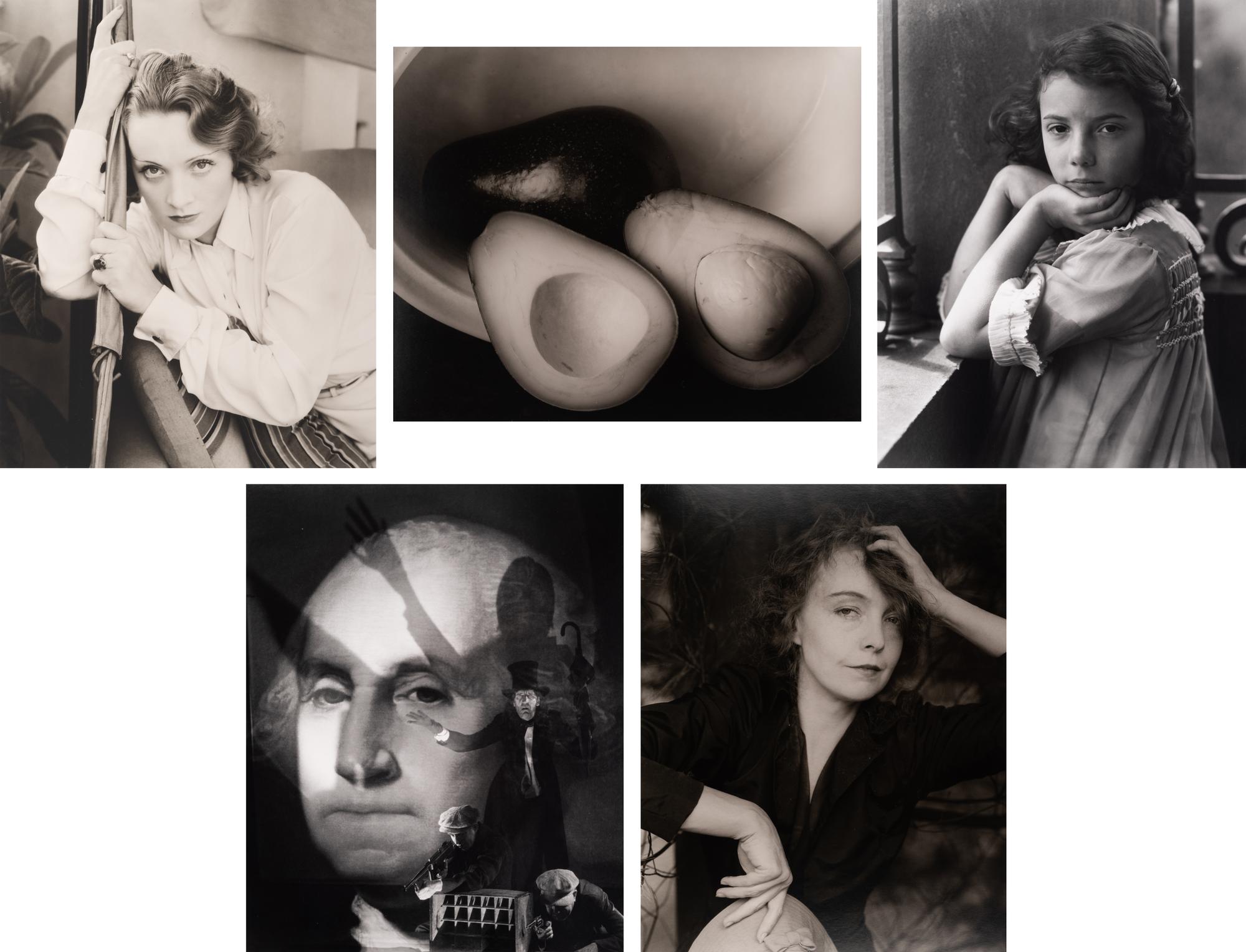 A group of five photographs (from Twenty-Five Photographs printed by George Tice with labels signed by George Tice and Joanna Steichen)