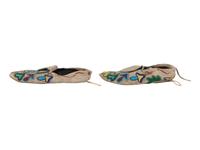 Apsáalooke [Crow] Beaded Hide Moccasins