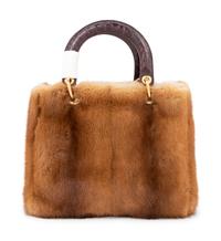 Christian Dior Brown Mink Small Lady Dior Bag, 2011