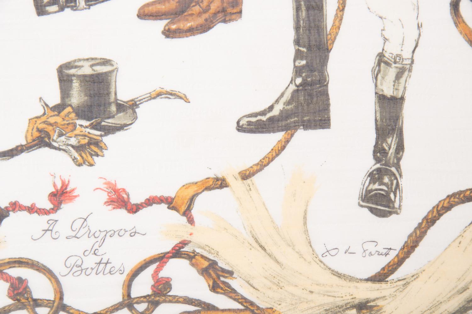 Six Hermès 16in Silk Handkerchiefs