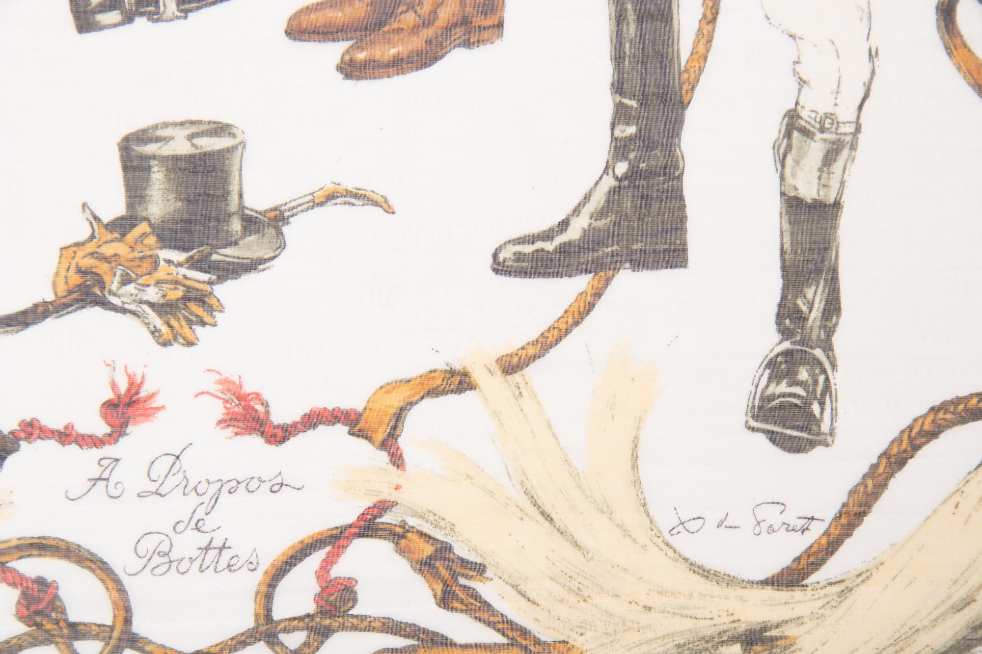 Six Hermès 16in Silk Handkerchiefs