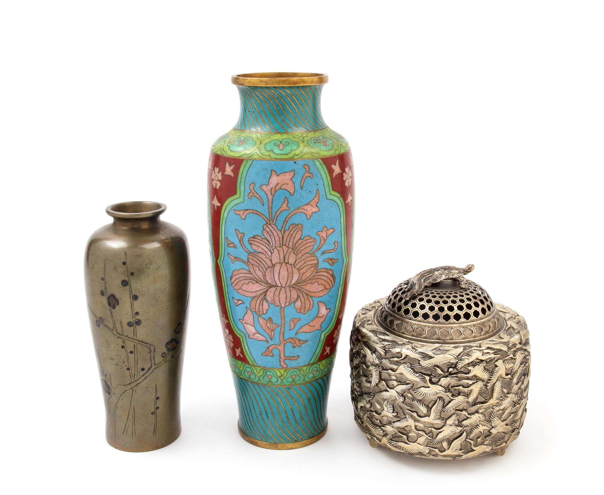 Three Japanese Bronze Wares