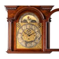A Theodore B. Starr Mahogany Nine-Tube Tall-Case Case Clock