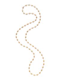 MARCO BICEGO, YELLOW GOLD 'SIVIGLIA' LONGCHAIN NECKLACE
