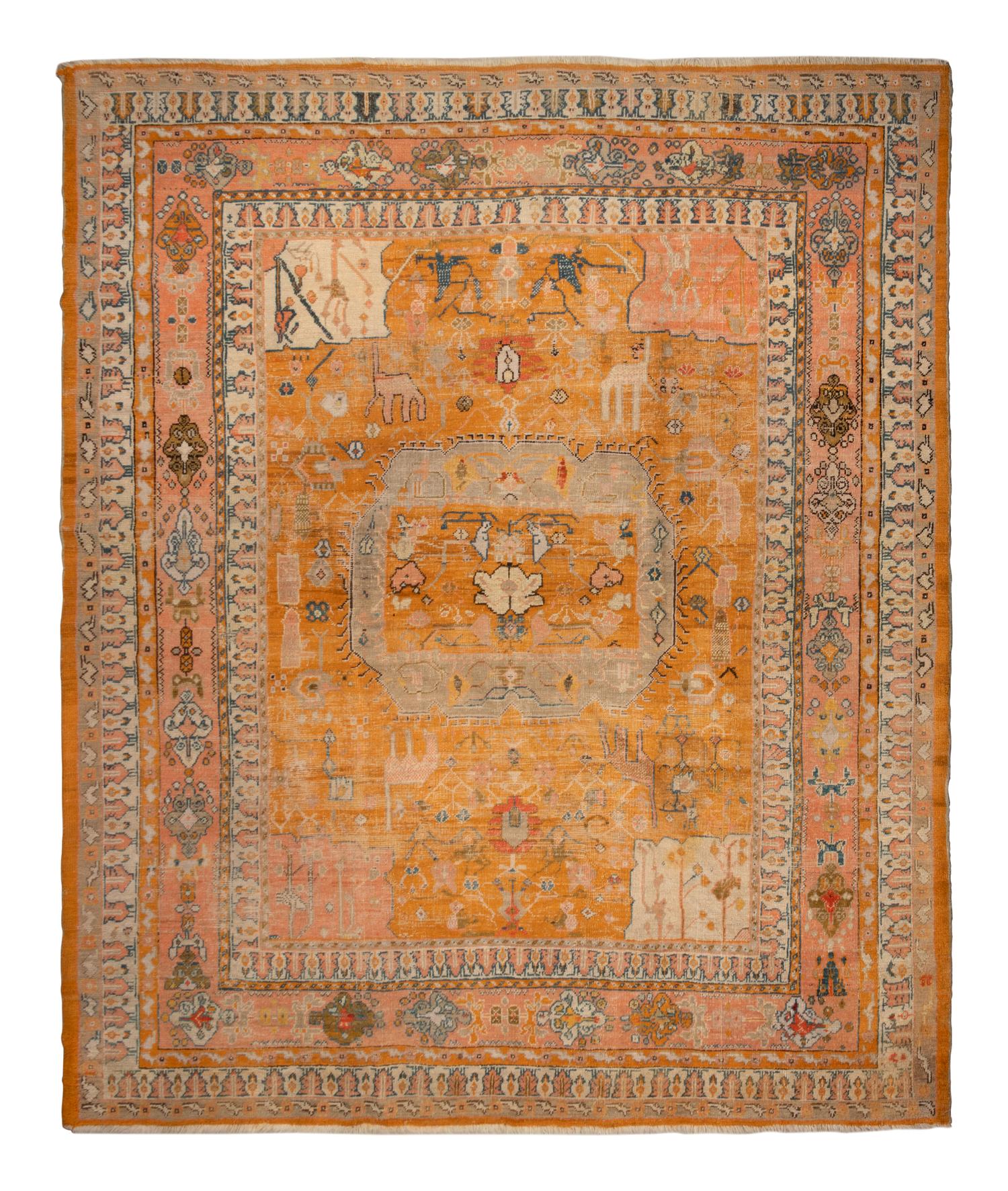 An Oushak Wool Rug