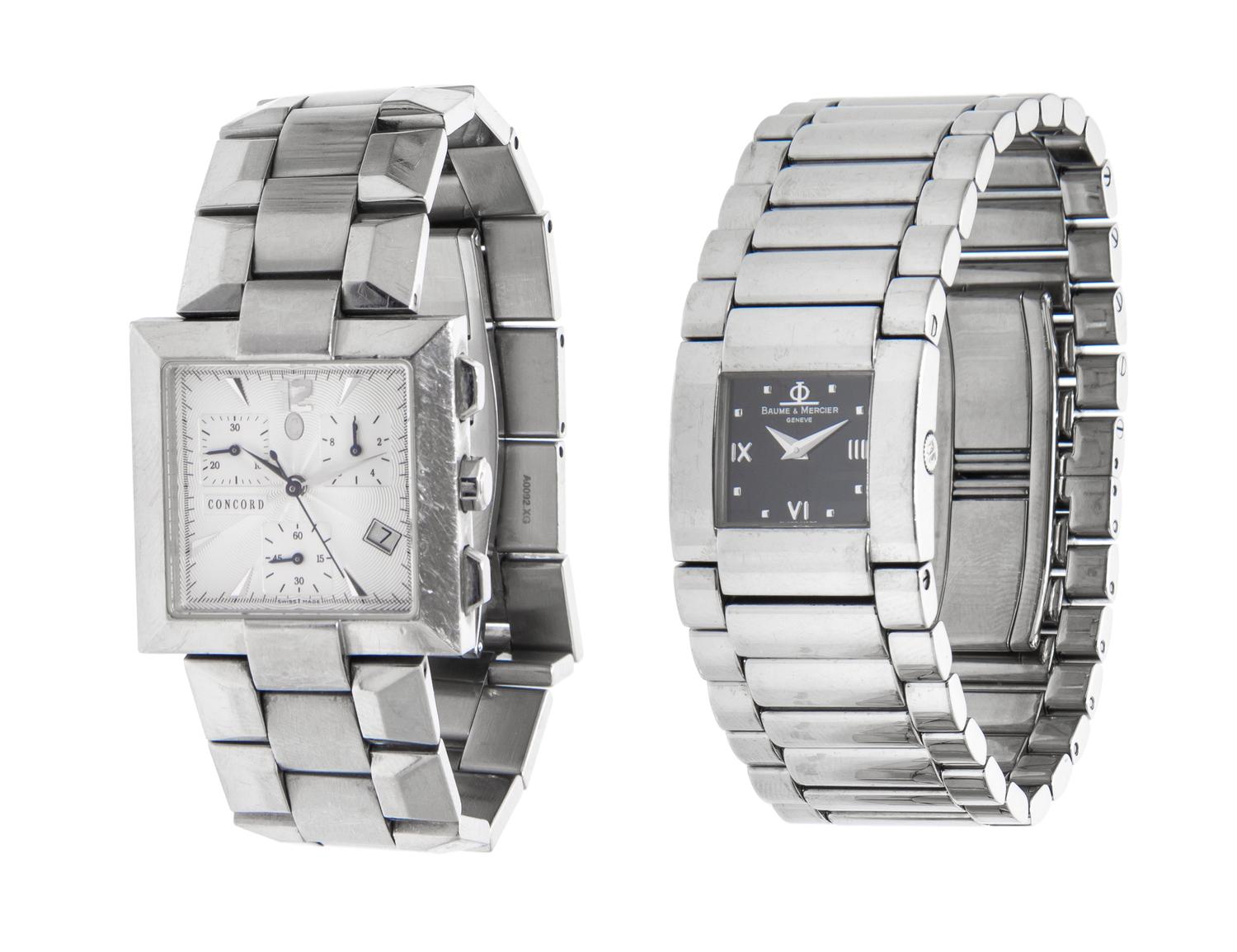 A Collection of Stainless Steel Wristwatches, 65.70 dwts.
