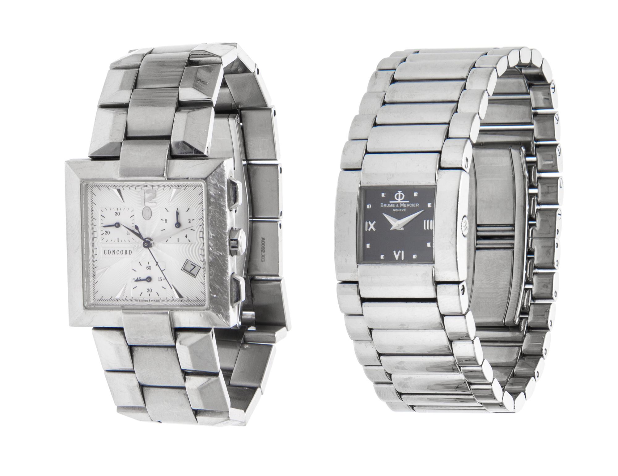 A Collection of Stainless Steel Wristwatches, 65.70 dwts.