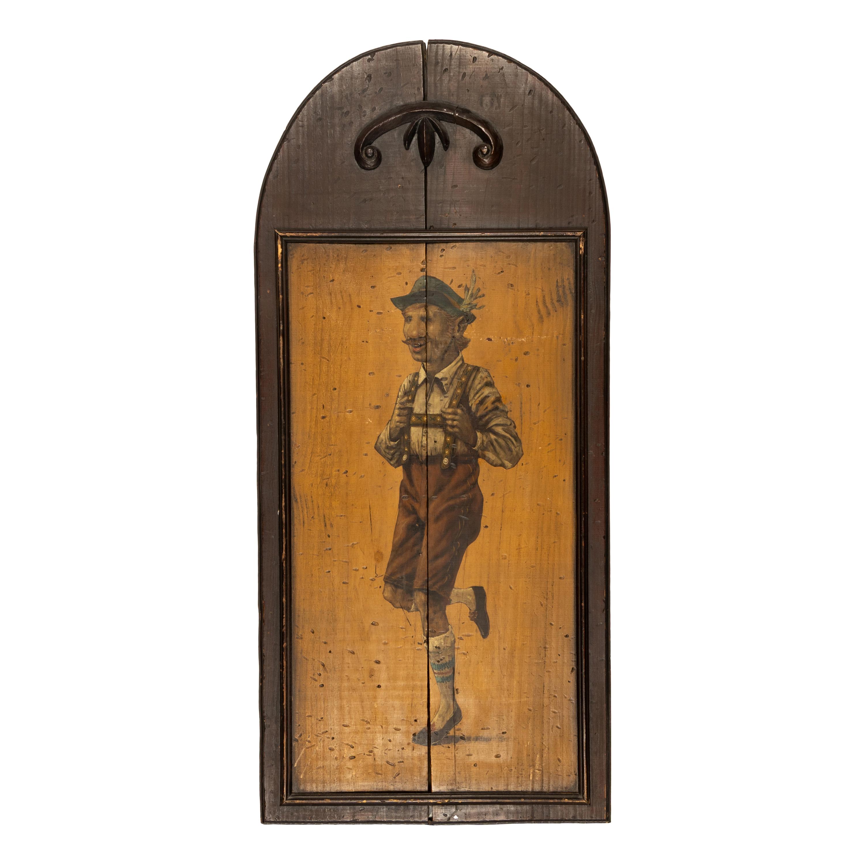 A Set of Four Painted Pub Plaques