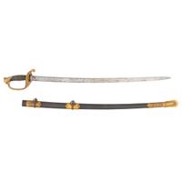 Scarce 1861 Dated & Inspected Ames U.S. Model 1850 Foot Officer's Sword