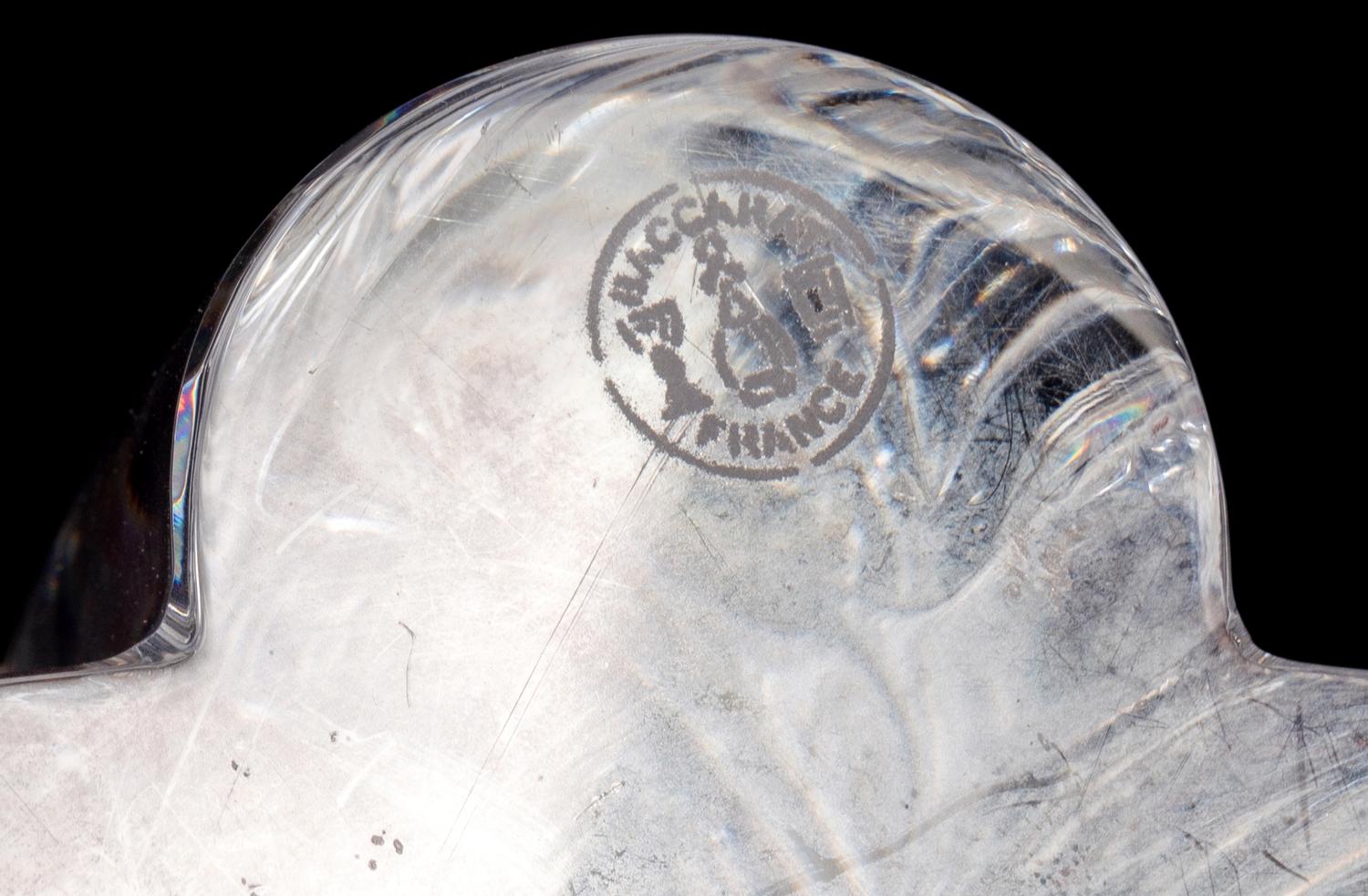 A Pair of Lalique Quail Figures