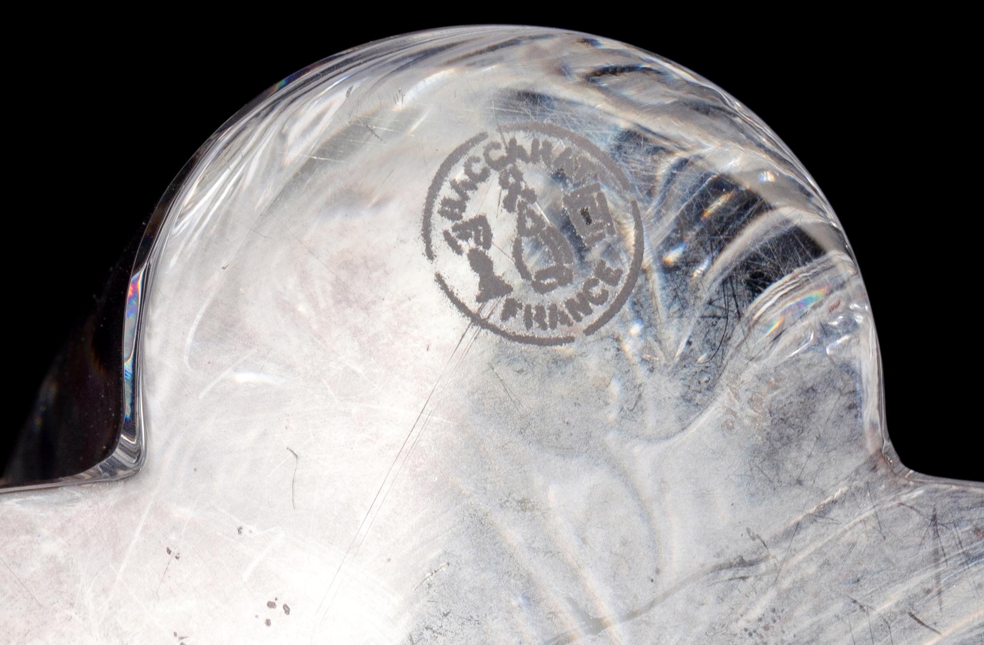 A Pair of Lalique Quail Figures
