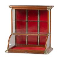 An Excelsior Oak Countertop Display Case